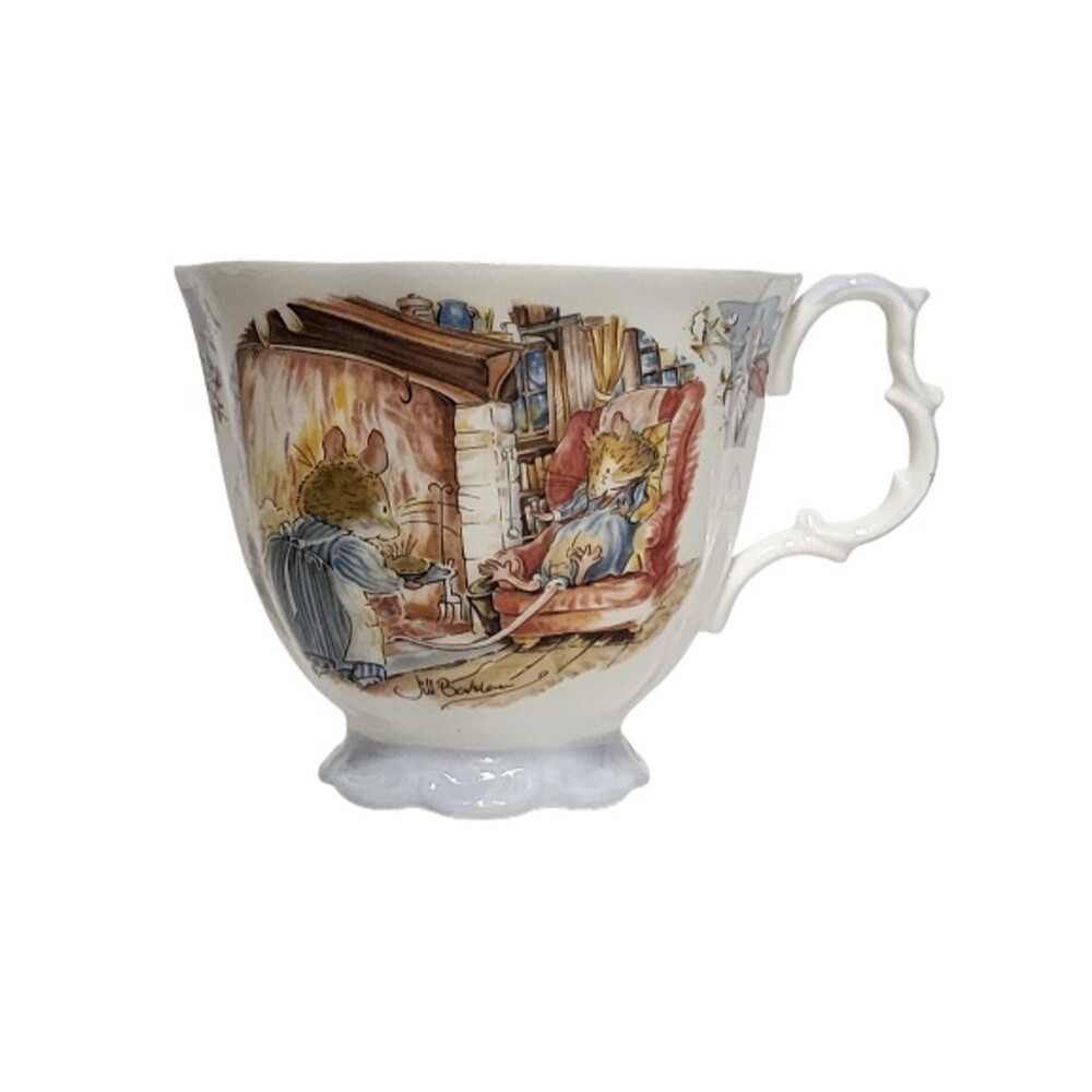 Royal Doulton Brambly Hedge Winter Teacup Jill Barklem Vintage 1983 England Mug